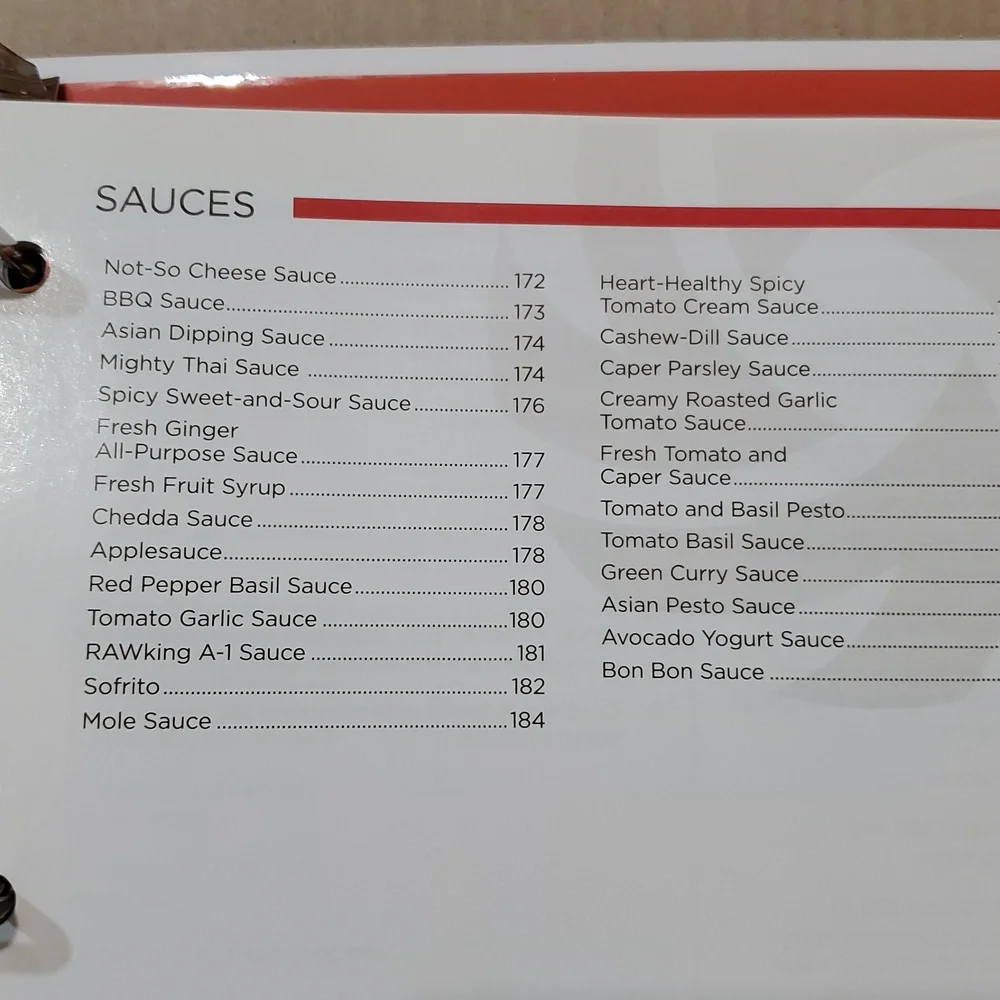 👩🏻‍🍳 Live Fresh Cookbook By Vitamix rind bound hardcover book 📚 - Picture 16 of 16